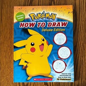 Scholastic Pokemon How to Draw Deluxe Edition - Yellow and Blue